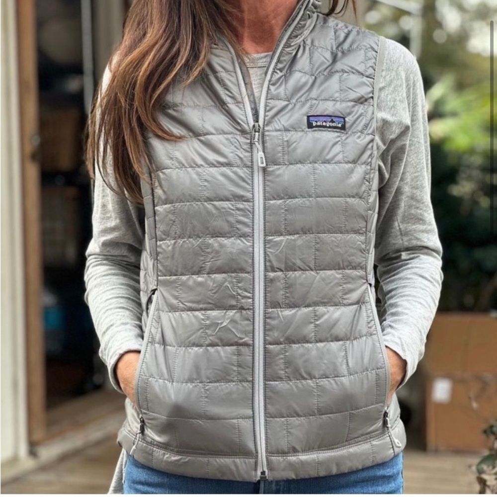 Patagonia Women’s Nano Puff Insulated Vest Grey 84247 Lightweight Packable M